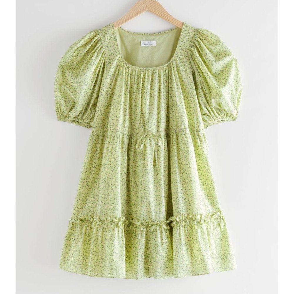 & Other Stories Voluminous Puff Sleeve Dress